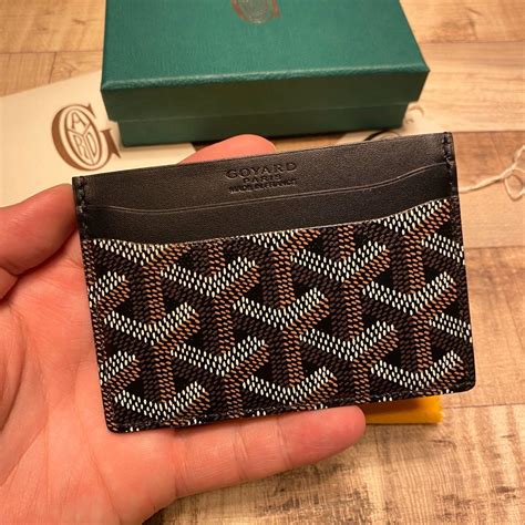 goyard name card holder|goyard saint sulpice card holder.